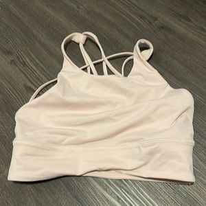 Light Pink Free to Be Long Line Bra